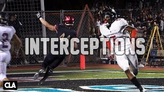 Best Interceptions 2018: High School Football Top INTS Compilation