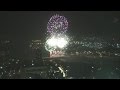 Grand Finale of the fireworks on the Arkansas River in Tulsa