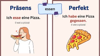 Learn German Grammar Easily: Compare 40+ commonly used Verbs in Präsens and Perfekt