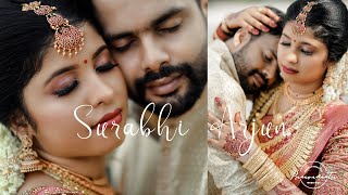 Kerala hindhu wedding highlights Arjun Surabhi 2022