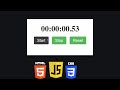 Building a Stopwatch with JavaScript and CSS #JavaScript #CSS #Stopwatch  #WebDevelopment #Tutorial