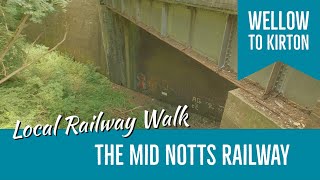 The Mid Notts Railway \u0026 High Marnham Test Track Railway Walk