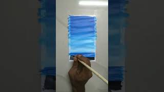 Easy painting | Canvas painting | Mini Canvas painting | #shorts | #Akarlic #Mytechcraft