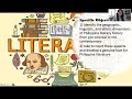 21st Century Literature -  Lesson 1: Philippine Literary Periods