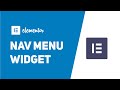 How To Use Elementor Pro Nav Menu Widget