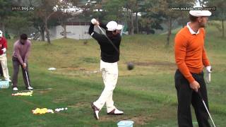 [HD SLOW] Kim Kyung-Tae, Driving Range 2011, driver Golf Swing (3)