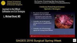 Approach to the difficult gallbladder & exit strategies