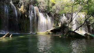 Waterfalls(ASMR with background music)