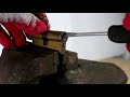 how to drill a lock cylinder in the door emergency unlocking of the door without a key