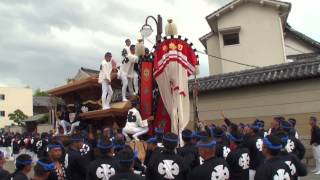 平成24年　中町  宮入り　 岸和田だんじり祭り (B)　本宮