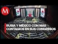 Contagios de coronavirus en el congreso mexicano