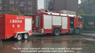 Guoxing fire fighting robot transport vehicle