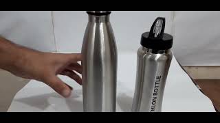 Steel Water Bottle – 600ml and 1 Litres