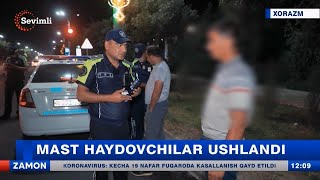 Mast haydovchilar ushlandi