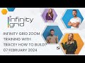 Infinity Grid Zoom Training With Tracey How To BUILD? 07 February 2024