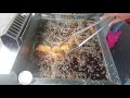 amazing street food rainbow rice using basmathi at parit raja batu pahat