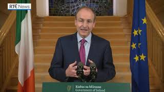 Taoiseach Micheál Martin announces extension of Level 5 restrictions until Easter