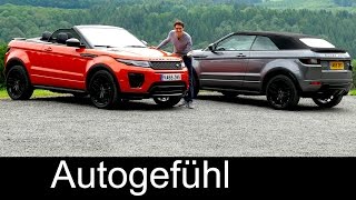 Range Rover Evoque Cabriolet FULL REVIEW test driven new SUV Convertible neu