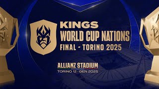 👑 KINGS WORLD CUP NATIONS - GRAND FINAL from Allianz Stadium, Torino ⚽