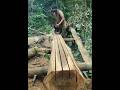 Full video👆👆👆 Chainsaw beautiful wood cutting skill #chainsaw #woodworking #shorts