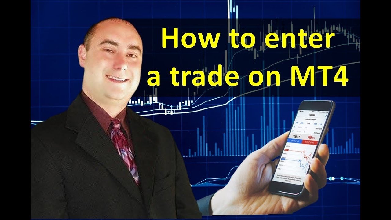 How To Enter A Trade On MetaTrader 4 (MT4) Mobile - YouTube