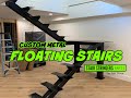 Custom Metal FLOATING Stairs / Stair Stringers, Part 1