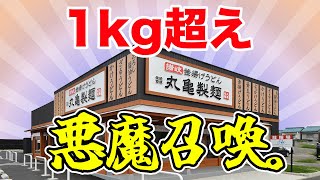 【丸亀製麺】総重量1kg超えの悪魔召喚。