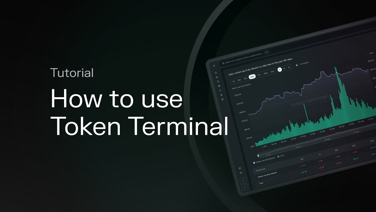 How To Use Token Terminal Platform Demo Youtube