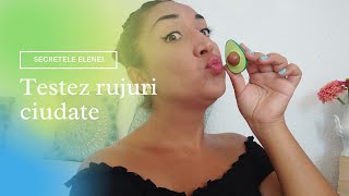 👄Testez rujuri ciudate💄