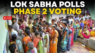 Lok Sabha election 2024 Live: Voting underway for 2nd phase | Lok Sabha Polls Phase 2 Voting Live