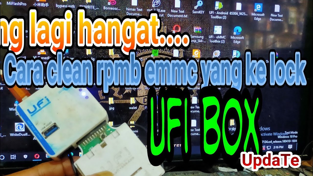 Cara Clean Rpmb Emmc Via Ufi Box Terbaru... - YouTube