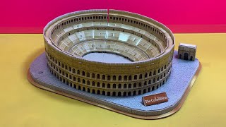 DIY Craft Instruction 3D Puzzle Cubicfun The Colosseum Rome