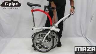 MAZA r-pipe baby seat chassis for bike