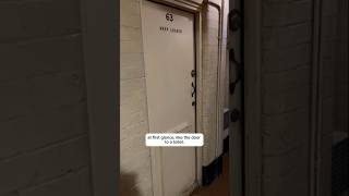 A door that is not quite what it seems in the Churchill War Rooms…