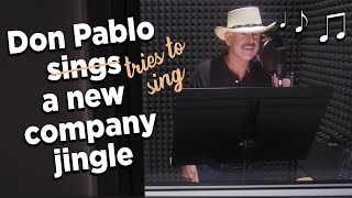 Don Pablo sings a new company jingle 🎼☕😄