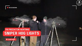 PA Predator Hunting - Sniper Hog Lights -  A Slow but a Good Night