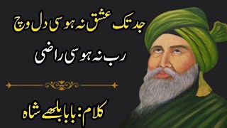 Baba Bulleh shah Punjabi Kalam||Jad tak ishq na hosi Dil vich|| Punjabi Sufi Kalam