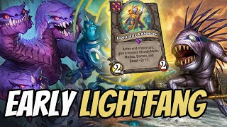 Early Lightfang Rat King Comp - Hearthstone Battlegrounds