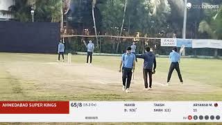 SHOOTOUT vs AHMEDABAD SUPER KINGS Live Cricket Match | RAJPATH KUNVERJI WINTER CRICKET TOURNAMENT -