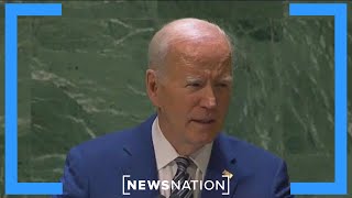 Biden takes aim at Russia, calls for unity with Ukraine at UN | NewsNation Live