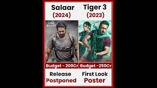 Salaar VS Tiger 3 movie comparison boxoffice collection #viral #trending #shorts #salmankhan #salaar