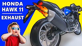 Honda Hawk 11 Exhaust Sound | Stock Exhaust Hawk 11