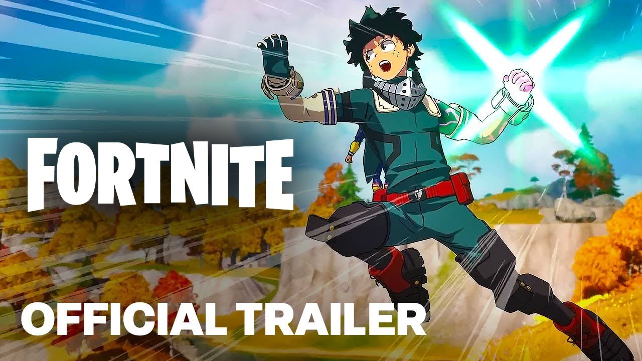 Fortnite X My Hero Academia Official Collab Trailer Youtube