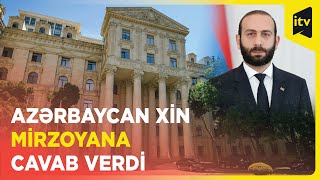 Ermənistan beynəlxalq ictimaiyyəti öz rəvayətləri ilə çaşdırmaq səylərindən əl çəkməlidir | XİN