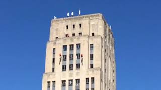 Crews Repelling Battle Creek’s Heritage Tower