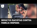 Mujer lanza insultos racistas a familia hispana que estaba en una piscina