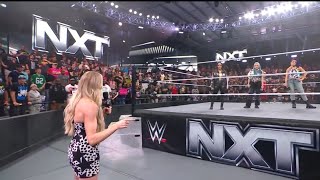 Charlotte Flair interrumpe y confronta a Giulia, Bayley \u0026 Roxanne Perez - WWE NXT 04/02/2025 Español