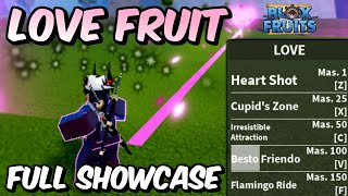 NEW Love Fruit Rework FULL SHOWCASE! | Blox Fruits Love Fruit Full Showcase \u0026 Review