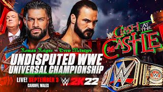 WWE Clash at the Castle: Roman Reigns vs Drew McIntyre (Undisputed WWE Universal Championship)