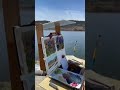 Plein Air Painting with my Belly River model Alla Prima Pochade & M.Graham Gouache